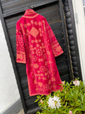 Broderet velour jakke